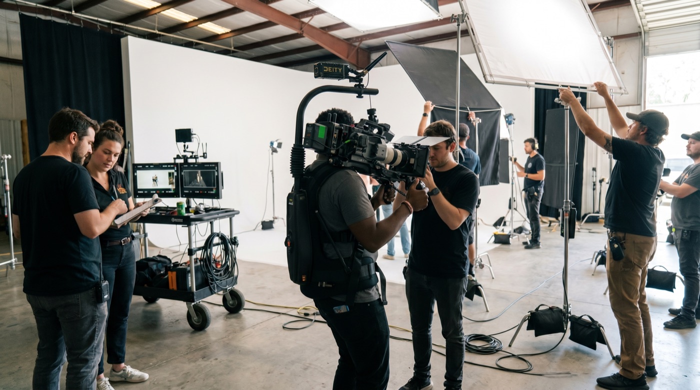 On set