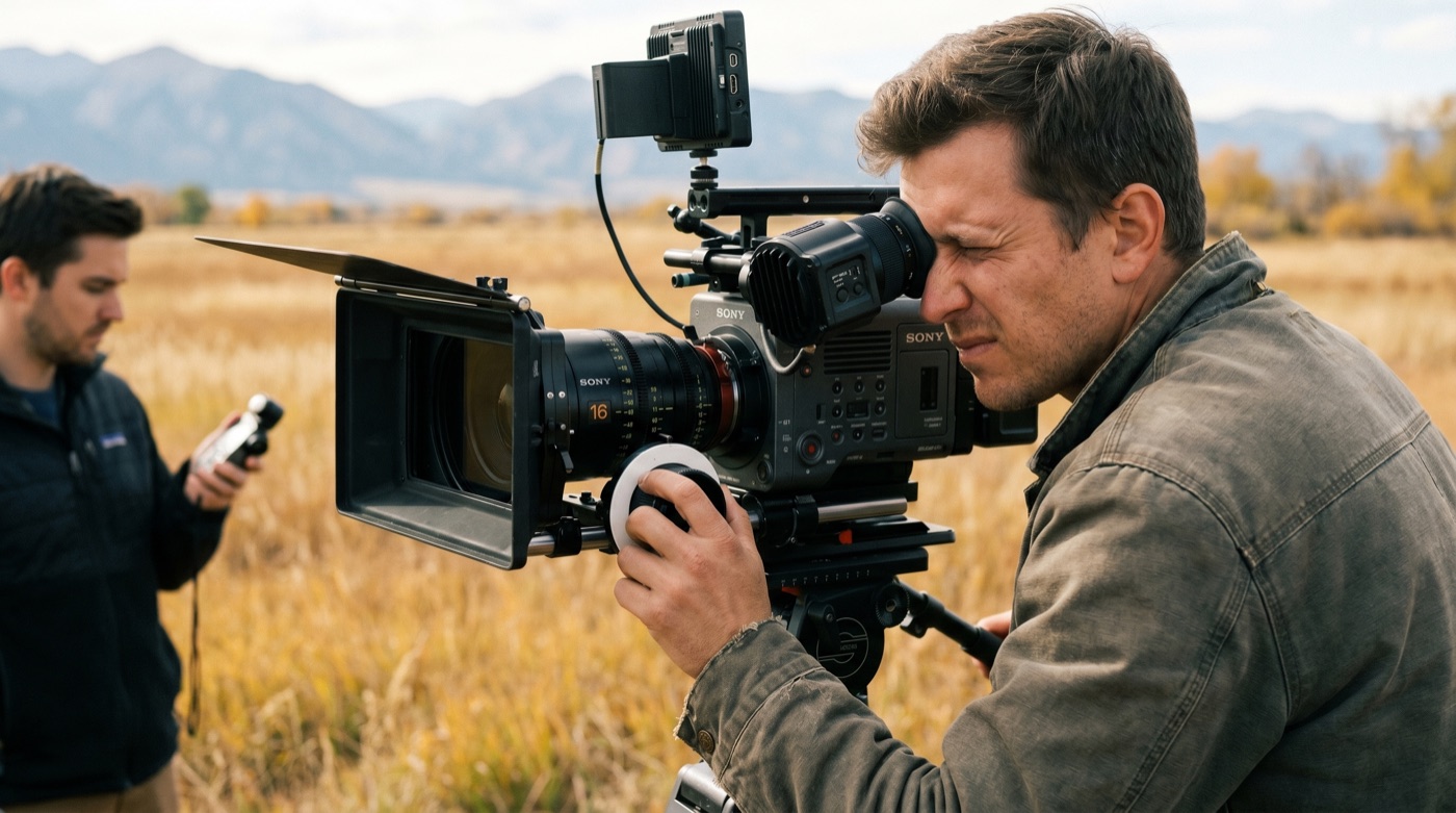 Behind the camera